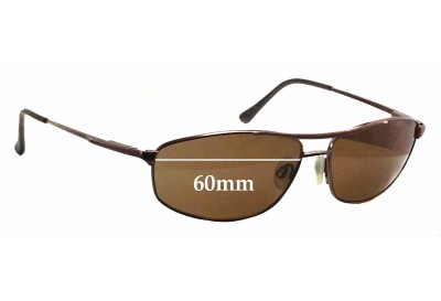 Sunglass Fix Replacement Lenses for Serengeti Coupe - 60mm wide 
