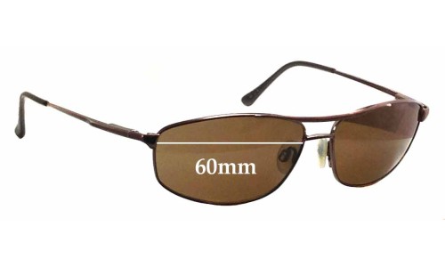 Sunglass Fix Replacement Lenses for Serengeti Coupe - 60mm Wide 