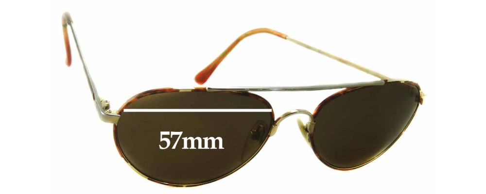 Sunglass Fix Replacement Lenses for Serengeti Driver - 57mm Wide