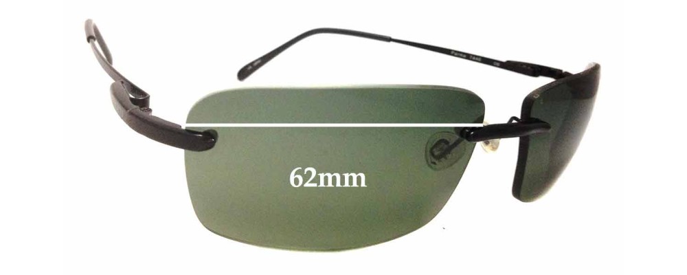 Sunglass Fix Replacement Lenses for Serengeti Parma - 62mm Wide