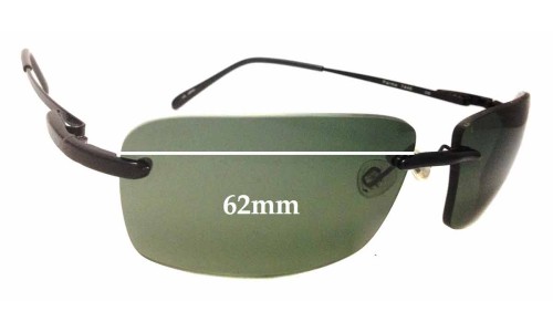 Sunglass Fix Replacement Lenses for Serengeti Parma - 62mm Wide 