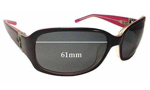 Sunglass Fix Replacement Lenses for Smith Audrey - 61mm Wide 