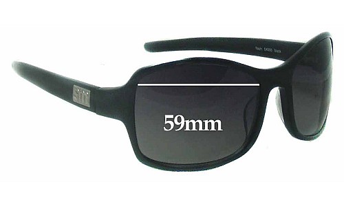 Sunglass Fix Replacement Lenses for Smoke & Mirrors  Flash - 59mm Wide 