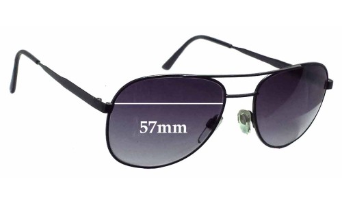 Sunglass Fix Replacement Lenses for Soltec Soltec Aviator - 57mm Wide 