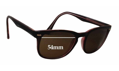 Sunglass Fix Replacement Lenses for Specsavers Sun Rx 51 - 54mm Wide 
