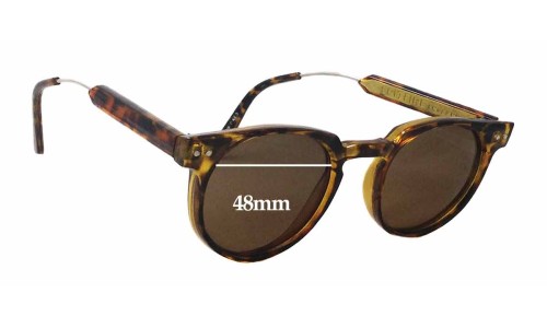 Sunglass Fix Replacement Lenses for Spitfire Teddy Boy - 48mm Wide 