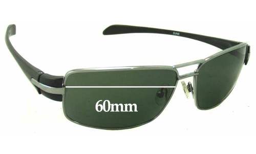 Sunglass Fix Replacement Lenses for Spotters Dune - 60mm Wide 