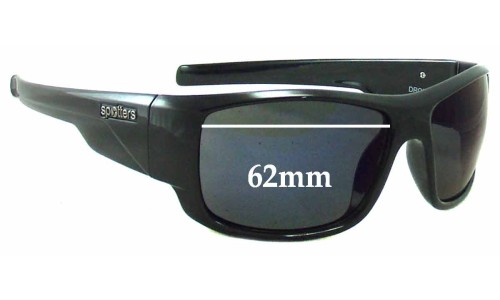 Sunglass Fix Replacement Lenses for Spotters Droid - 62mm Wide 