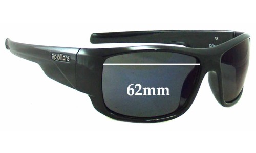 Sunglass Fix Ersatzgläser für Spotters Droid - 62mm Wide 