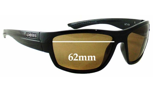 Sunglass Fix Replacement Lenses for Spotters Nitro - 62mm Wide 
