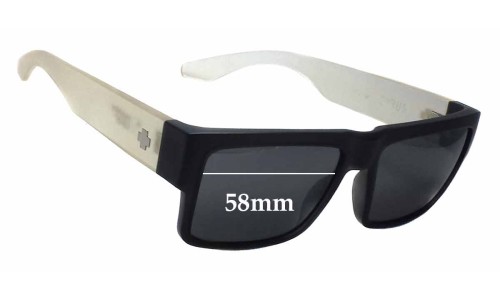 Sunglass Fix Replacement Lenses for Spy Optic Cyrus - 58mm Wide 
