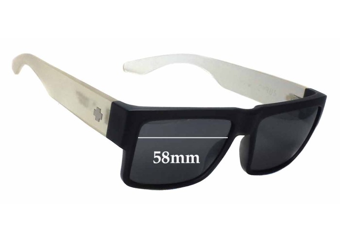 SFX Replacement Sunglass Lenses fits Spy Optics Mode 64mm Wide 