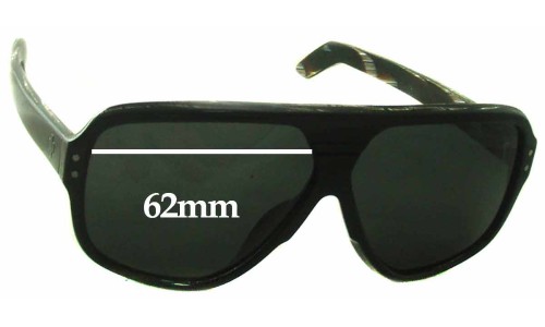 Sunglass Fix Replacement Lenses for Spy Optic Hi Ball - 62mm Wide 
