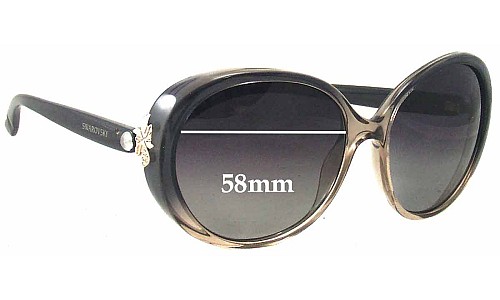 Sunglass Fix Replacement Lenses for Swarovski  Ciara SW28 - 58mm Wide 