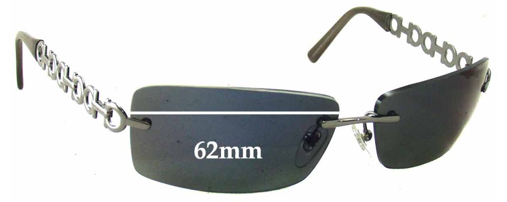 Salvatore Ferragamo 1045 Replacement Sunglass Lenses - 62mm Lenses