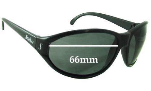 Sunglass Fix Replacement Lenses for Stalker  Stalker Unknown - 66mm Wide 