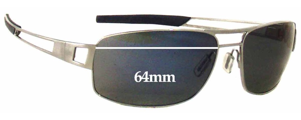 Tag Heuer Speedway TH0201 Replacement Sunglass Lenses - 64mm Wide