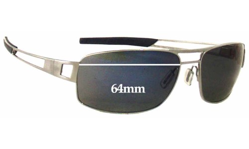 Sunglass Fix Replacement Lenses for Tag Heuer Speedway TH0201 - 64mm Wide 