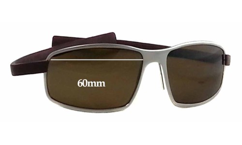 Sunglass Fix Replacement Lenses for Tag Heuer TH5016 - 60mm Wide 