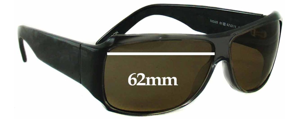 Sunglass Fix Replacement Lenses for Thakoon TK500 - 62mm Wide
