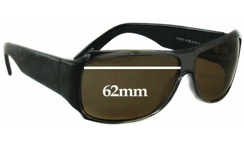 Sunglass Fix Replacement Lenses for Thakoon TK500 - 62mm Wide 