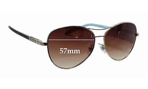 Sunglass Fix Replacement Lenses for Tiffany & Co TF 3041 - 57mm Wide 