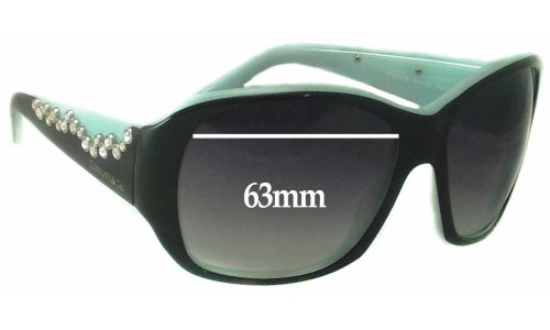 Sunglass Fix Replacement Lenses for Tiffany & Co TF 4016-B - 63mm Wide 