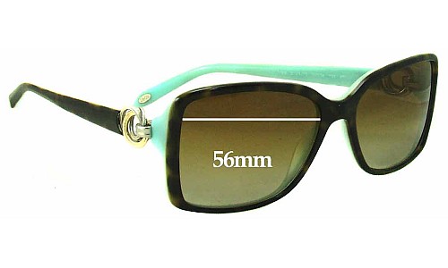 Sunglass Fix Replacement Lenses for Tiffany & Co TF 4066 - 56mm Wide 