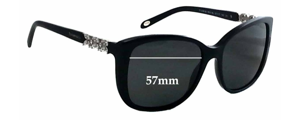 Sunglass Fix Replacement Lenses for Tiffany & Co TF 4090-B - 57mm Wide