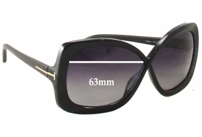 Tom Ford Calgary TF227 Replacement Sunglass Lenses - 63mm wide 