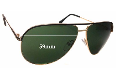 Tom Ford Erin TF466 Replacement Lenses 59mm wide 