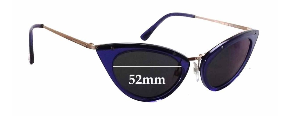 Sunglass Fix Replacement Lenses for Tom Ford Grace TF349 - 52mm Wide