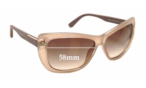 Sunglass Fix Replacement Lenses for Tom Ford Lindsay TF0434 - 58mm Wide 