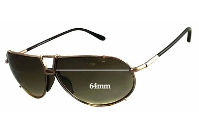 Tom Ford Milan TF238 Replacement Sunglass Lenses - 64mm Wide 