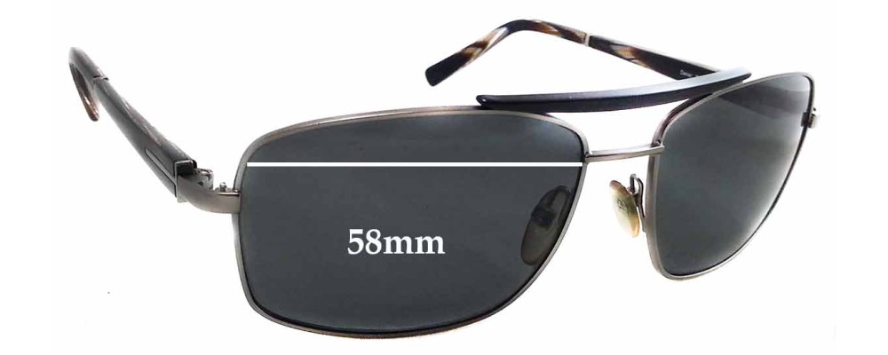 Sunglass Fix Replacement Lenses for Tom Ford Daniel TF114 - 58mm Wide