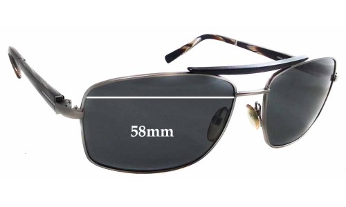 Sunglass Fix Replacement Lenses for Tom Ford Daniel TF114 - 58mm Wide 
