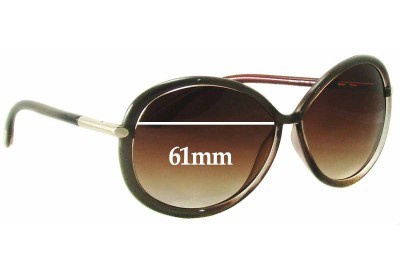 Tom Ford Clothilde TF162 Replacement Sunglass Lenses - 61mm wide 