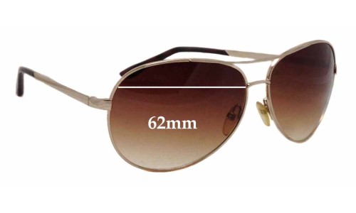Sunglass Fix Replacement Lenses for Tom Ford Charles TF35 - 62mm Wide 