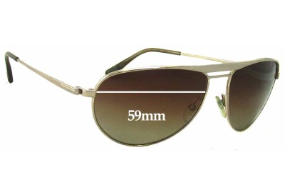 Tom Ford William TF207 Replacement Lenses 59mm wide 