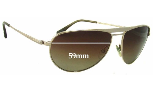 Sunglass Fix Replacement Lenses for Tom Ford William TF207 - 59mm Wide 