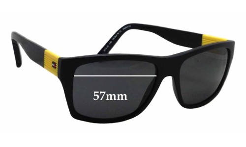 Sunglass Fix Replacement Lenses for Tommy Hilfiger TH Sun Rx 11 - 57mm Wide 