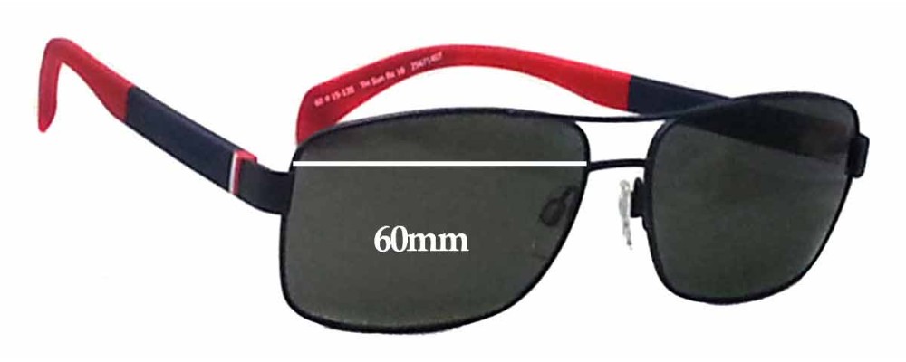 Tommy Hilfiger / Specsavers TH Sun RX 18 Replacement Sunglass Lenses - 60mm wide
