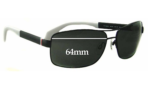 Sunglass Fix Replacement Lenses for Tommy Hilfiger TH 1258/S - 64mm Wide 
