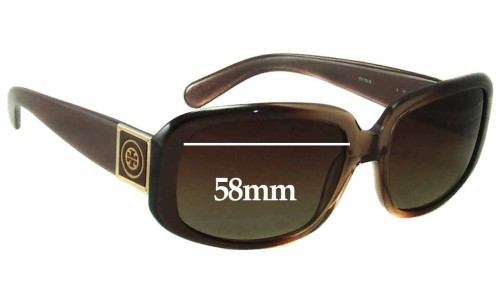 Sunglass Fix Replacement Lenses for Tory Burch TY7018 - 58mm Wide 