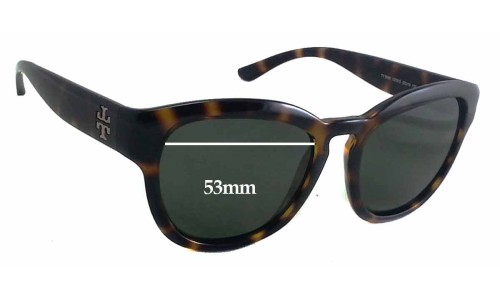 Sunglass Fix Replacement Lenses for Tory Burch TY9040 - 53mm Wide 