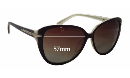 Sunglass Fix Replacement Lenses for Trussardi TR12847 - 57mm Wide 