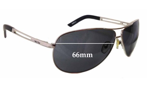 Sunglass Fix Replacement Lenses for Ugly Fish Blizzard 20099ss - 66mm Wide 