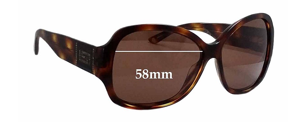 Sunglass Fix Replacement Lenses for Versace VE 4166-B - 58mm Wide