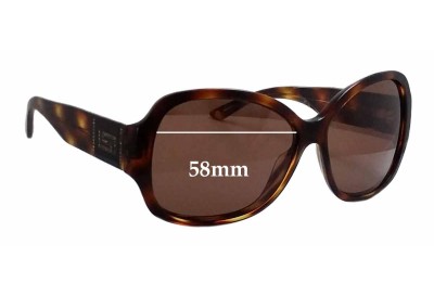 Versace VE 4166-B Replacement Lenses 58mm wide 
