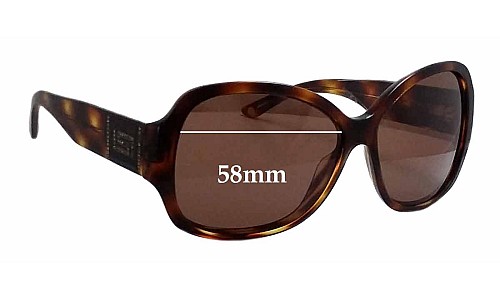 Sunglass Fix Replacement Lenses for Versace VE 4166-B - 58mm Wide 